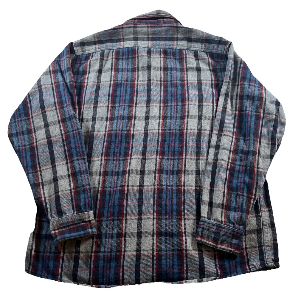 Vintage‎ Mighty Mac Board Shirt Mens XL Heavyweight Flannel Made in USA 80s - Picture 2 of 6